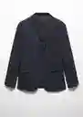 Blazer Americana Paulo Navy Talla 48 Hombre Mango