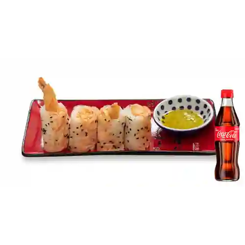 Combo Butter Crab Roll + Coca Cola Original 300ML