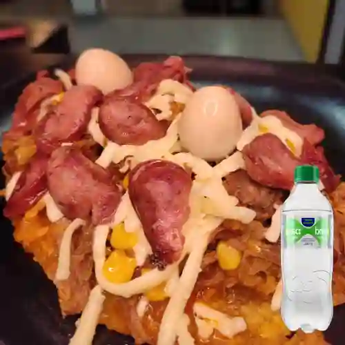 Combo Patacón Paisa + Brisa con Gas 280 ml