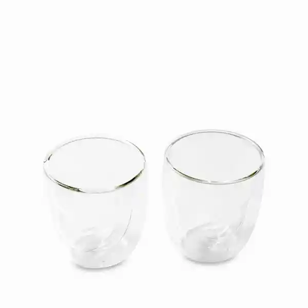 Set Vaso Doble Pared Para Licor 240 mL Ambiente Gourmet