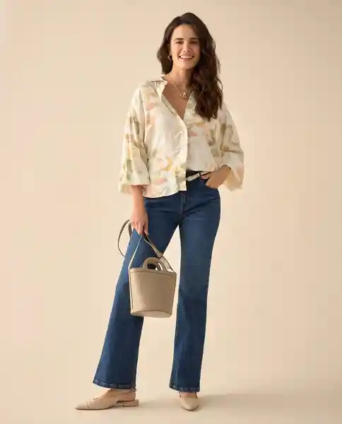 Jean Azul Rivera Medio Talla 10 671G001 Esprit