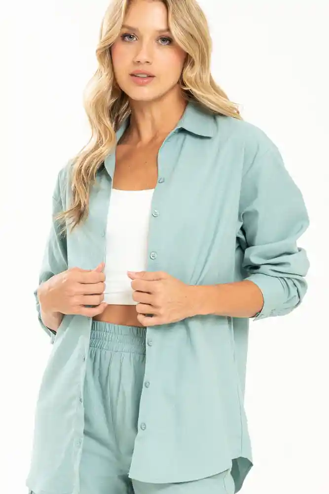 Camisa Set Lino Oversize