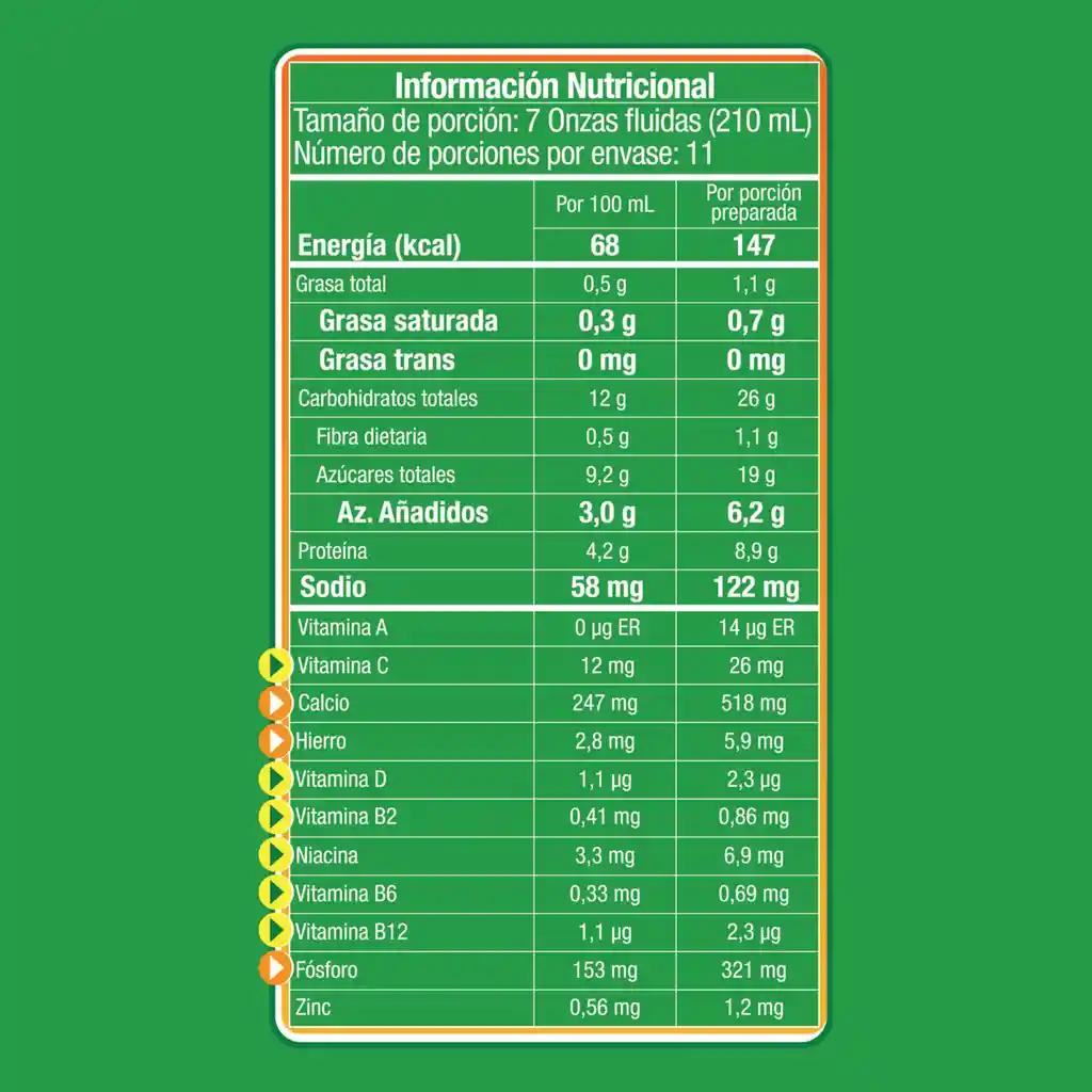 Bebida en polvo MILO x 220g