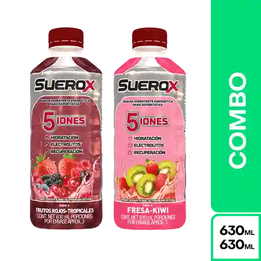 Combo Suerox Fresa Kiwi + Frutos Rojos