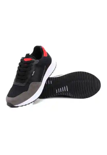 Tenis Hombre Negro-Rojo Talla 39 423 Tellenzi