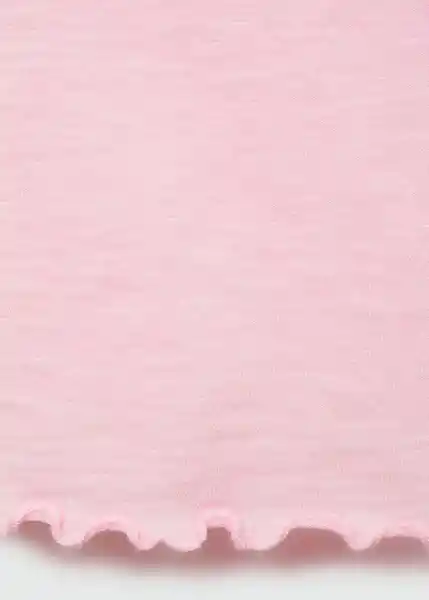 Camiseta Cenote Rosa Pastel Talla XS Mujer Mango