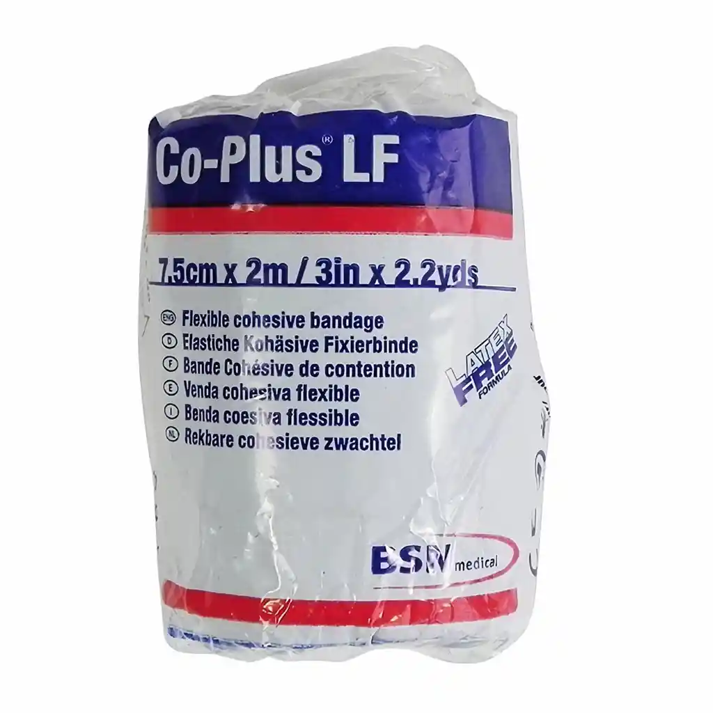 Coplus Venda Cohesiva7.5Cm X 2 M Azul