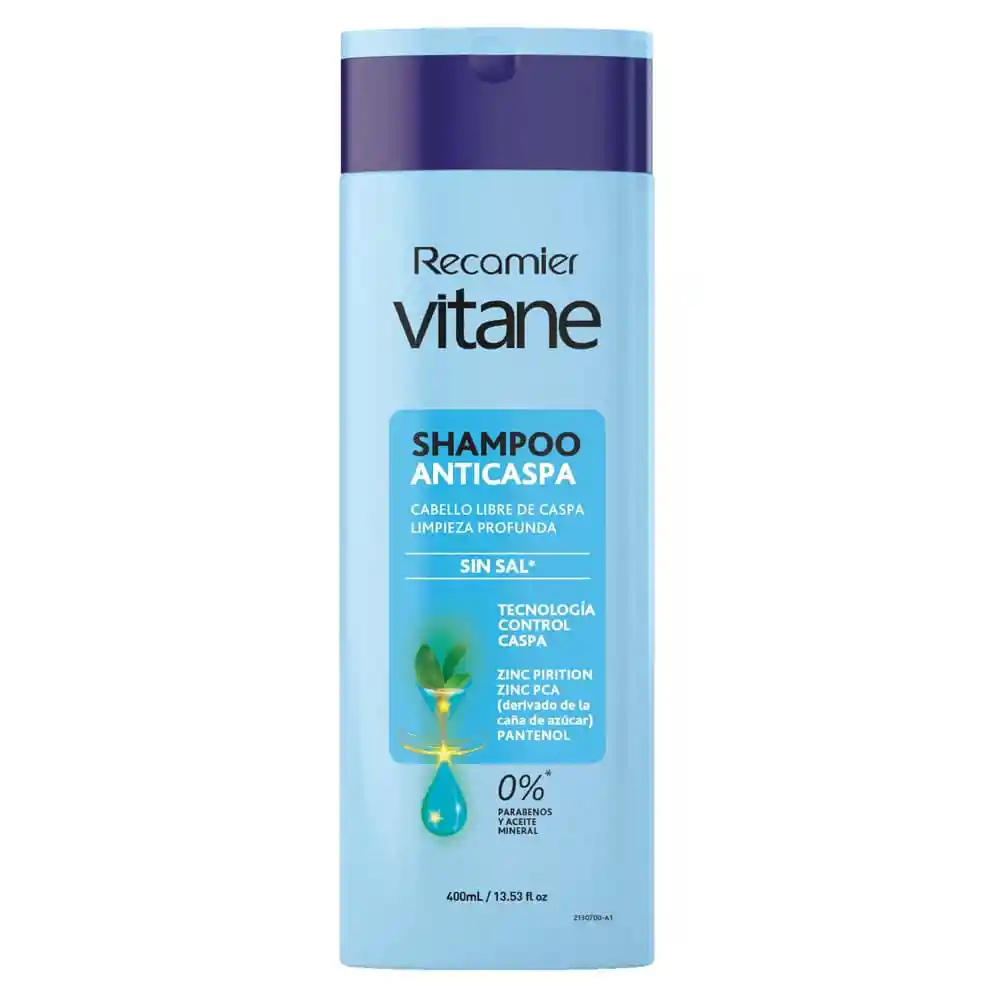 Vitane Shampoo Anticaspa sin Sal