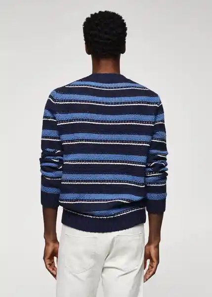 Saco Jersey Recy Índigo Talla XXL Hombre Mango