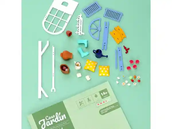 Juego Casa de Jardín Armable de Madera Casaideas