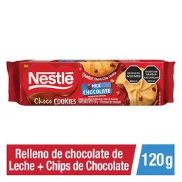 Galleta Choco Cookies Nestlé Con Relleno y Chips Chocolate 120 g