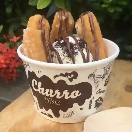 Churros con Helado Personal