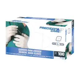 Precisión Care Guantes para Exámen Talla L