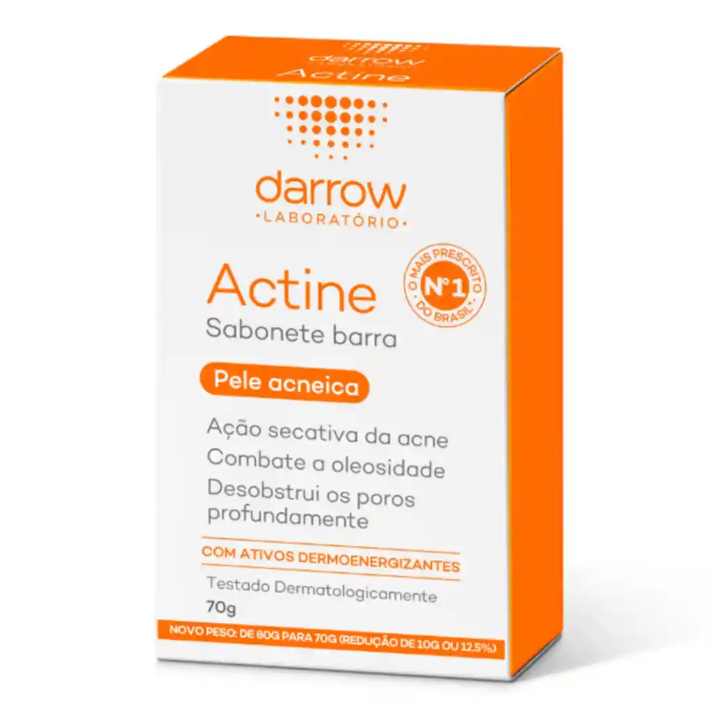 Darrow Actine Barra de Limpieza para Piel Grasa 