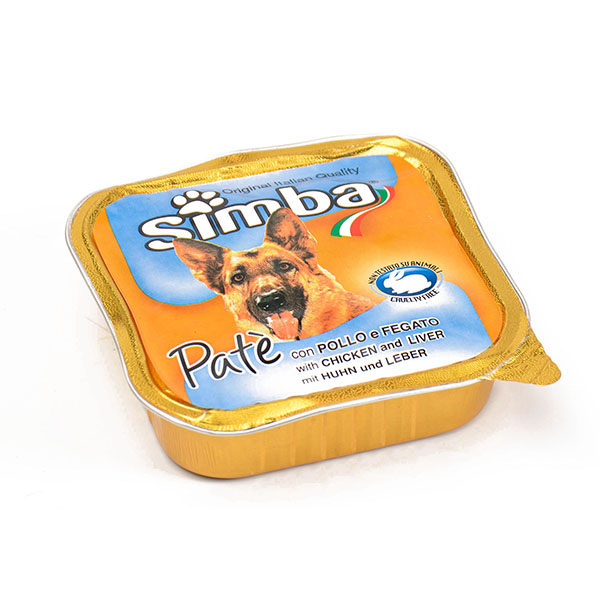 Simba Alimento Húmedo para Perros Paté con Pollo e Hígado 150 g