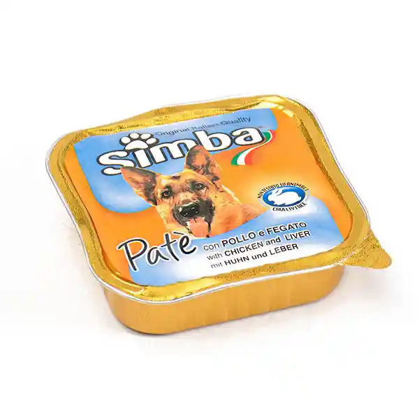 Simba Alimento Húmedo para Perros Paté con Pollo e Hígado