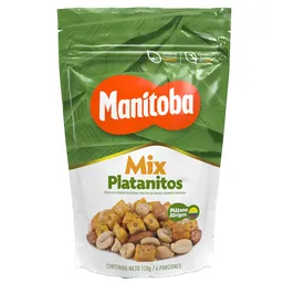 Manitoba Mix Platanitos Con Maní y Almendra
