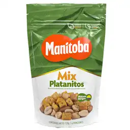 Manitoba Mix Platanitos Con Maní y Almendra