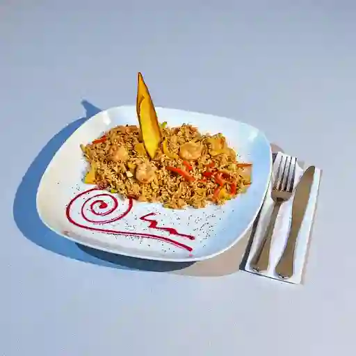 Arroz Chaufa de Camarones