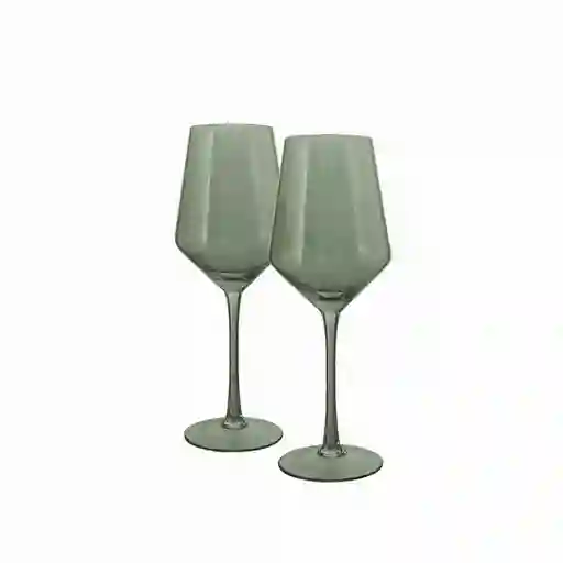 Set Copa Isa Verde 420 mL Ambiente Gourmet