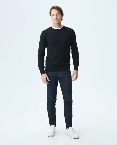 Suéter Tejido Togs Basico Masculino Negro Sombrio XL Chevignon