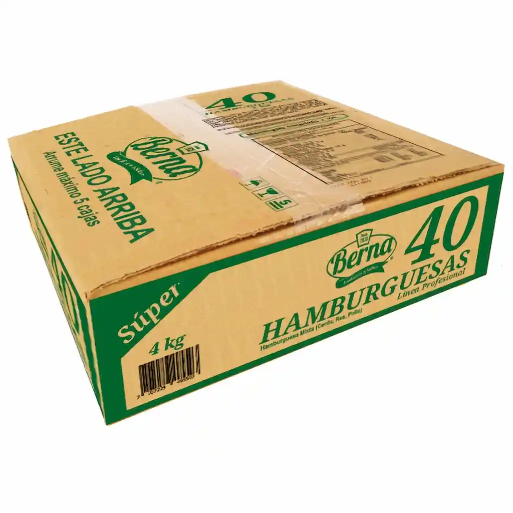 Berna Carne Para Hamburguesa