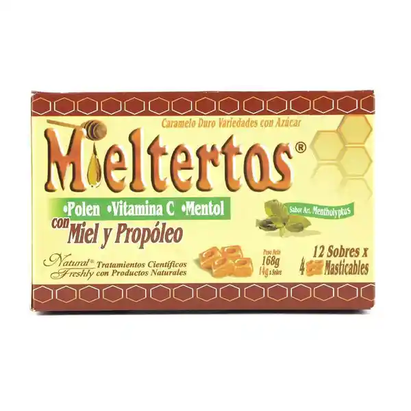 Mieltertos Sobre Caramelos Sabor a Mentholyplus