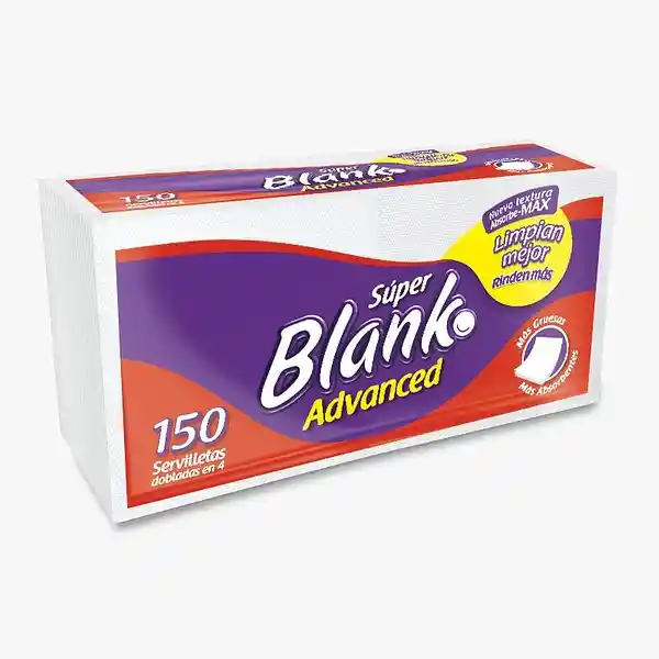 Super Blanko Servilleta Advanced Entera 