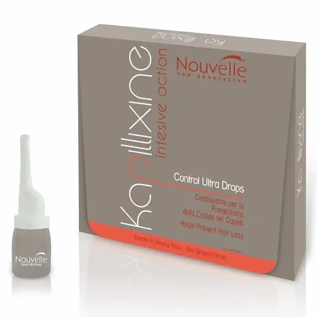 Nouvelle Ampolla Caida Kapillixine Fuerte Control Ultra Drops