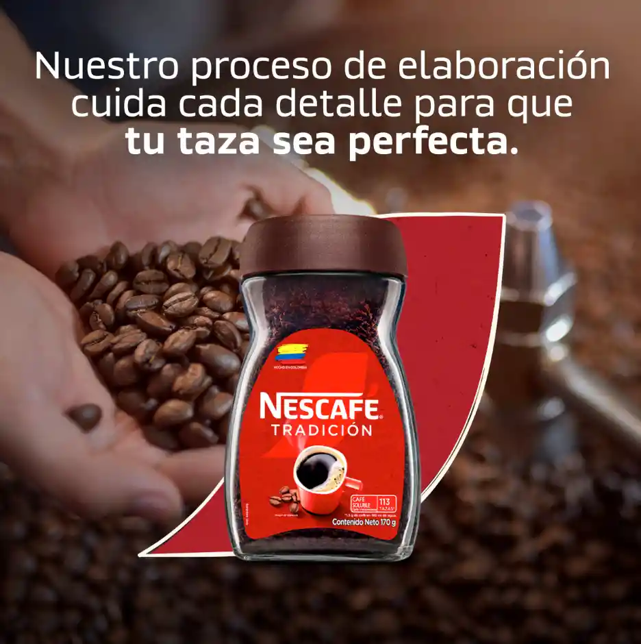 Café instantáneo NESCAFÉ Tradición x 85g frasco 15% de descuento
