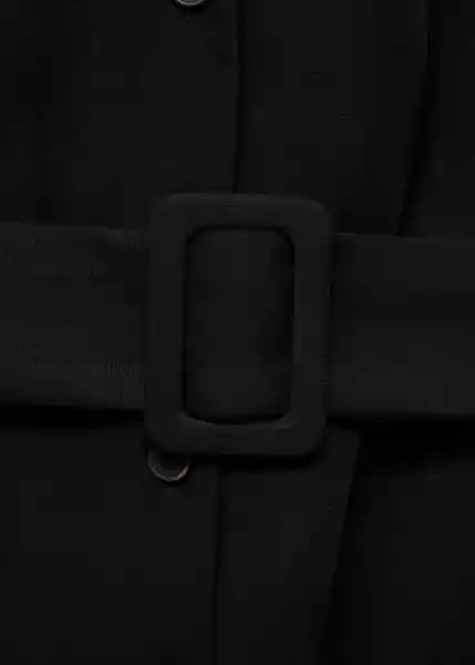 Vestido Lula Negro Talla M Mujer Mango