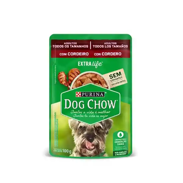 Dog Chow Alimento Para Perro Húmeda Sabor Cordeiro