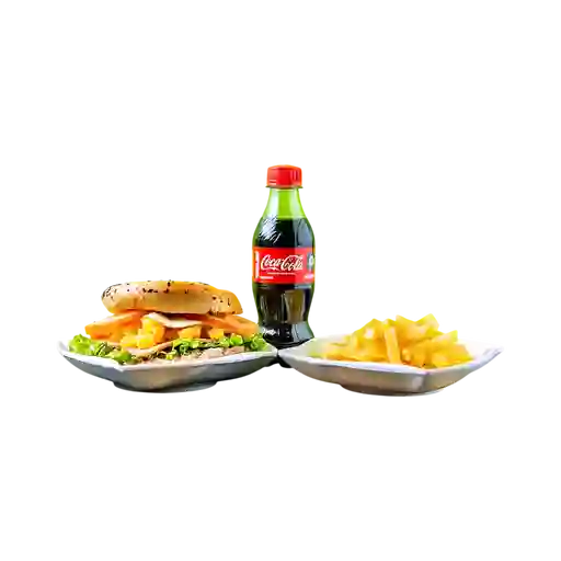 Combo Hamburguesa Hawaiana