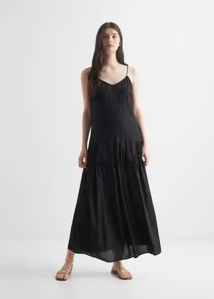 Vestido Angelina Negro Talla 18 Mango Teen Girl Mango