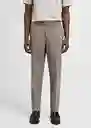 Pantalón Breda Beige Talla 38 Hombre Mango