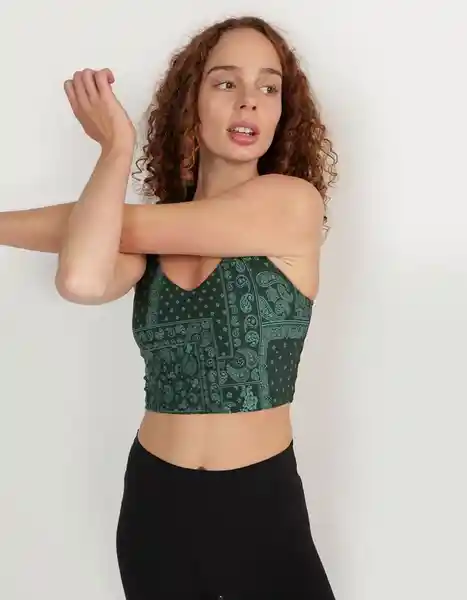 Top Aerie Verde Talla: LARGE 1240735 American Eagle