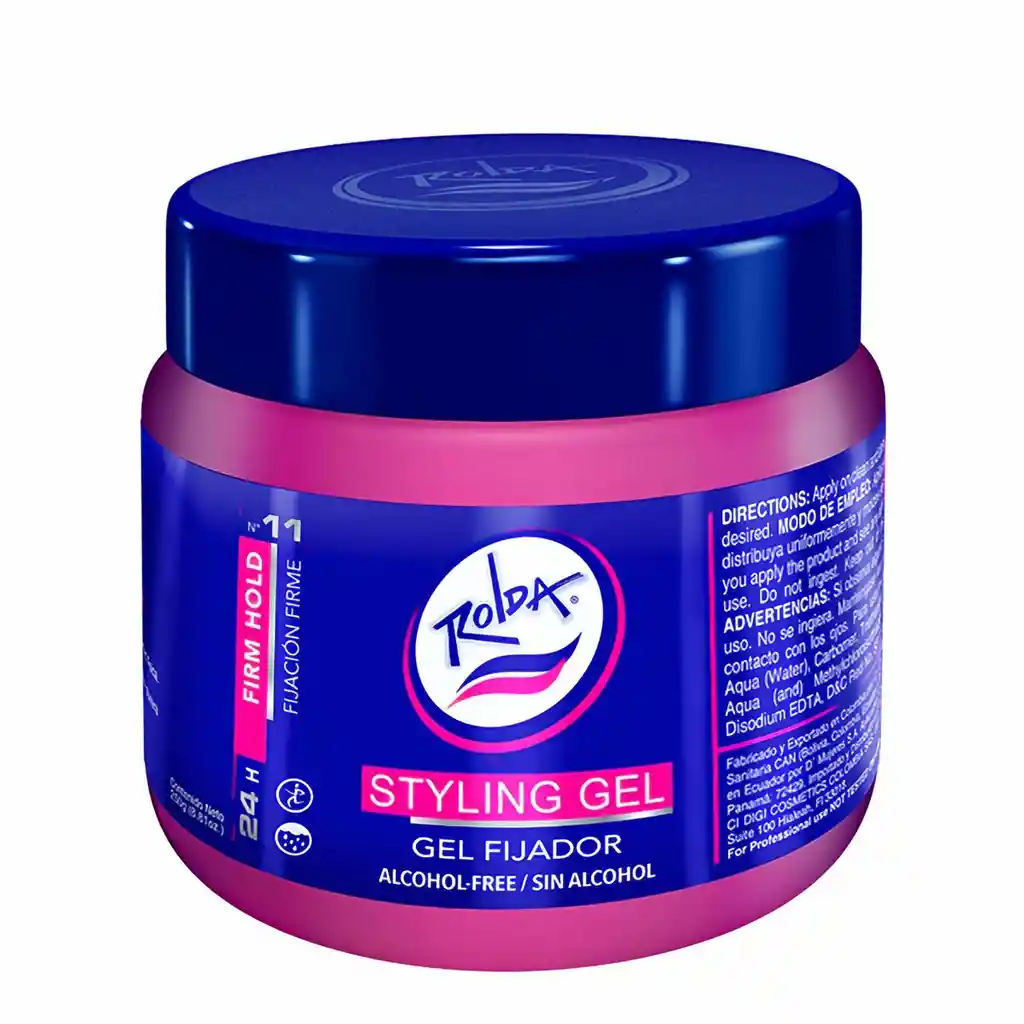 Rolda Gel Fijador Morado