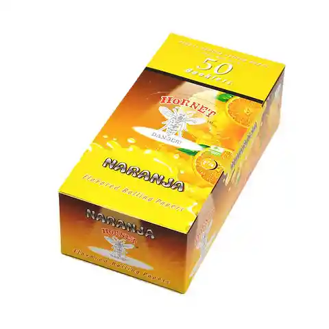 Hornet Naranja Papel Para Fumar 