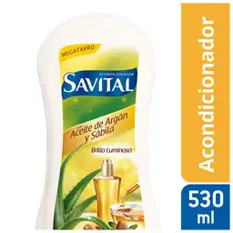 Savital Acondicionador con Aceite de Argán y Sábila