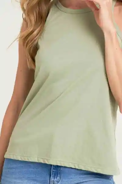 Top Atlético Color Verde Manzana Talla M Ragged