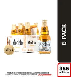 Modelo Pack Cerveza Especial 355 mL x 6 Und