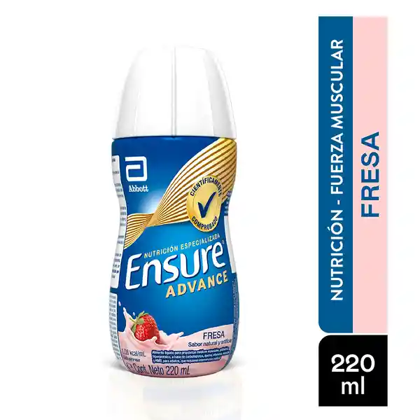 Ensure Advance Fresa Con Proteína + Hmb Líquido