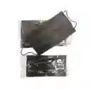 Tapabocas Desechable Negro Empaque Individual I.d.pharma
