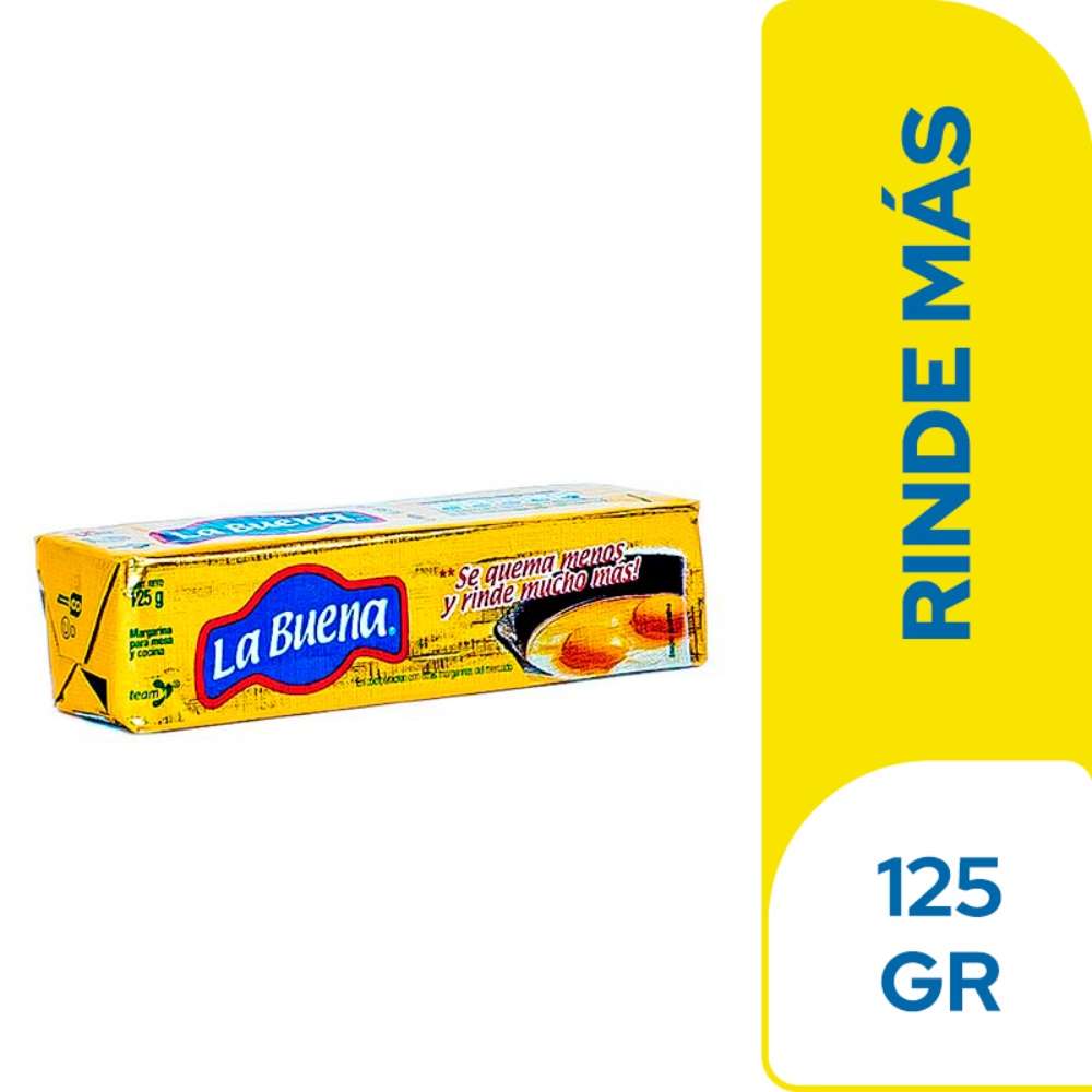 La Buena Margarina de Mesa en Barra 125 g