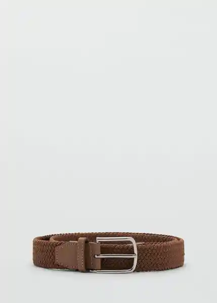 Cinturón Elastic Camel Talla 90 Hombre Mango