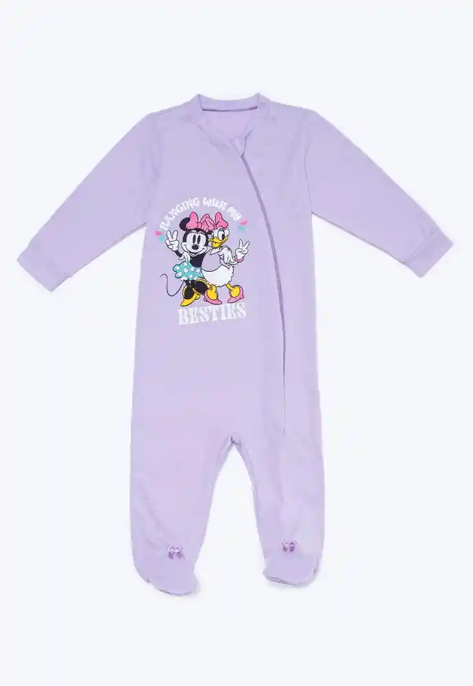 Pijama Enteriza 3/6 Meses-lila