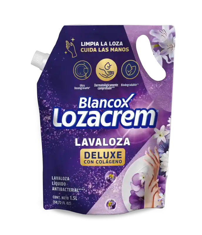 Blancox Lavaloza Loza Crem Deluxe Con Colágeno