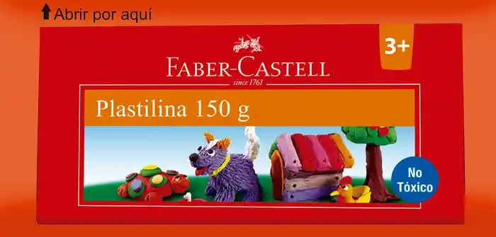 Faber Castell Plastilina Naranja