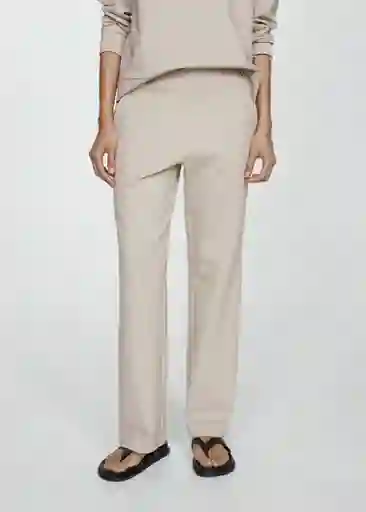 Pantalón Florida Piedra Talla XS Mujer Mango