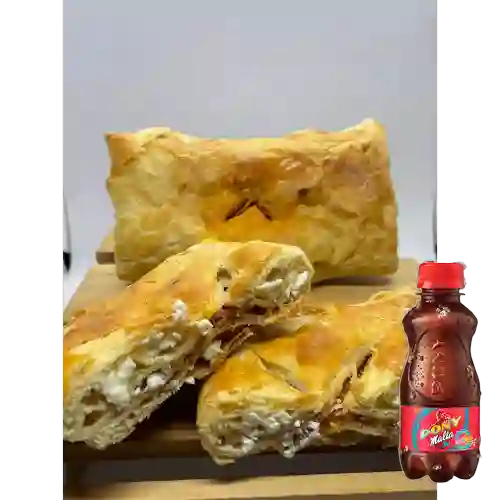 Combo Pastel de Pepperoni + Pony Malta 200 ml